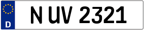Truck License Plate
